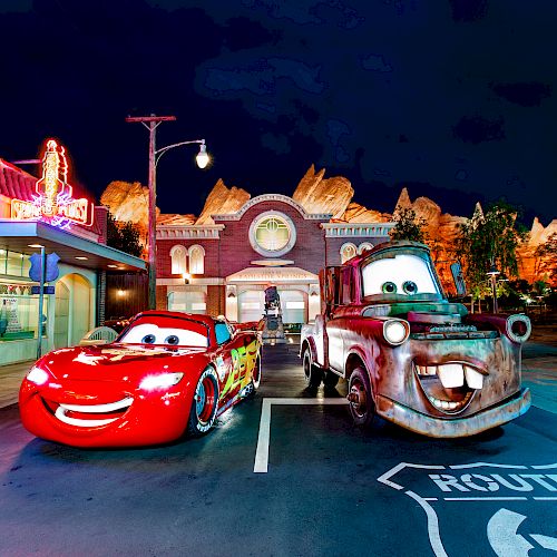 Lightning McQueen and Mater at DISNEY CALIFORNIA ADVENTURE&reg; Resort.
